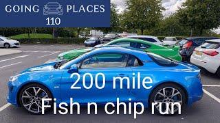 Scottish Fish n chip run in the Alpine A110 Edinburgh to Pitlcochry the long way @carsnstuffwithpaul