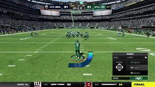 Madden 24 - Ny Jets vs Seattle Seahawks Franchise  Tough Matchup Live