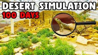 Simulating a Giant Desert Ecosystem