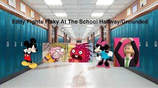 Eddy Fights Flaky In The School HallwayGrounded