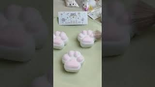 “Pink cat claws” what color do you like? #Squishyease#kawaiiaesthetic #squishy #decompression #cat