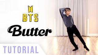 BTS - Butter Dance Tutorial Explanation and Mirrored  Ellen and Brian