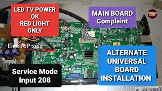 How to install Universal MotherBoard in ONIDA LED TVVS.T56U11. 2T.R67.03New GUITv RepairLED TV