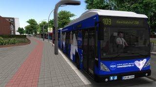 Erste Fahrt mit den Van Hool AGG 300 - Innovationslinie 109 - Lets Play OMSI 2 #221