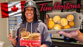 AGENT DOES A TIM HORTONS MUKBANG IN CANADA