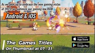 Top 8 The Low  Mobile Games Ram best OfflineOnline of 2023 so far to star scores Android & iOS