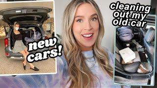 WE GOT NEW CARS + CLEANING OUT MY FILTHY OLD CAR  leighannvlogs