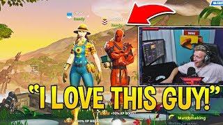 Tfue CRIES OF LAUGHTER Playing DUOS with This OLD GUY in Fortnite