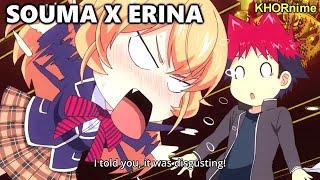 SOUMA X ERINA Cute & Funny Moments  Shokugeki no Souma + OVA  食戟のソーマ