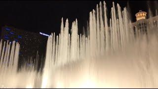 Bellagio Fountains - Tiësto FootprintsRockyRed Lights