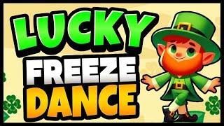  Lucky Freeze Dance  St. Patricks Day Brain Break  Freeze Dance  Just Dance