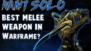 Nami Solo one of BEST melee weapons in Warframe Simple build for simply OP  This weeks incarnon