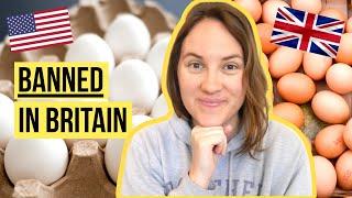 why American eggs are banned in Britain  UK vs USA EGGS