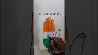 Indian Flag Drawing  Happy Independence Day Drawing Easy #trending #youtubeshorts #shorts #short