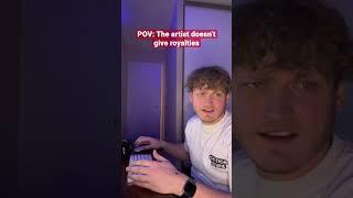 POV The artist doesn’t give royalties #recordingstudio #producerlife #producermemes #studio