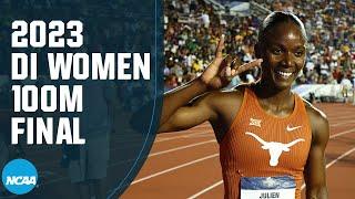 Womens 100m final - 2023 NCAA outdoor track and field championships