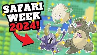 Safari Week 2024 - 3X SHINY HUNTING Pokemon LeafGreenSoulSilverShinning Pearl