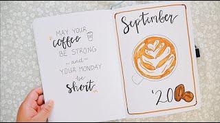 September 2020 Bullet Journal Set Up