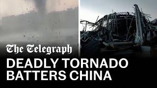 At least five killed 88 injured after tornado hits east China