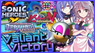 Valiant Victory Sonic Heroes X Neptunia Rebirth 3 X Touhou Kobuto V Music Mashup