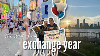 Moving to the US  Exchange student New York travel vlog