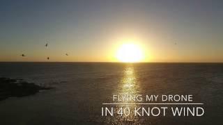 Our World by Drone in 4K - Wind Surfers in 40 knot winds