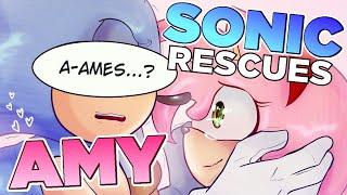 SONIC SAVES AMY Sonic Frontiers Comic Dub