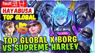 Top Global X.Borg Vs Supreme Harley  Top Global X.Borg  ᶠᵃᵘˡᵗ코난 - Mobile Legends Emblem And Build