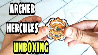 beyblade brust archer hercules unboxing very strange beyblade