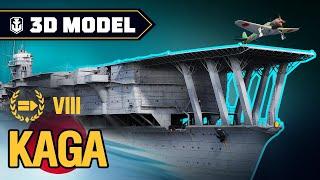 Dry Dock. Kaga — Japanese heavy aircraft carrier  World of Warships