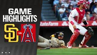Padres vs. Angels Game Highlights 6424  MLB Highlights