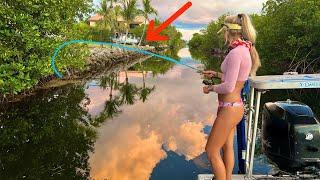 Discovered a TINY Florida Keys Canal & Things Got Crazy
