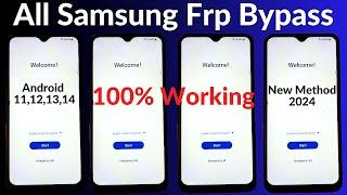All Samsung FRP Bypass 2024Samsung Google Lock Remove Android 11121314 New Method No *#0*#