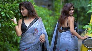 Priyanka In Saree  Saree Lover  Saree Fashion  Saree Shoot  Expression Video  Picoba