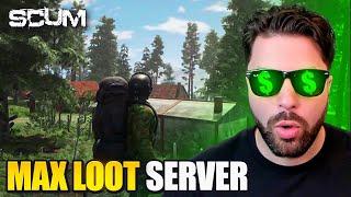 SCUM PVP on a Max Loot server