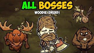 Defeating EVERY Boss as Woodie Druid Lumberjack