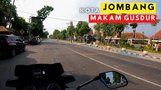 Keliling KOTA JOMBANG makam GUSDUR naik Motor