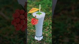 Lychee Milkshake Drinks Recipe  Village Boys Crazy Funny Food Creation  #shorts