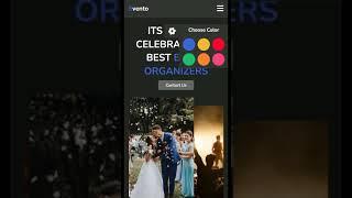 Responsive Event Organizer Website  #shorts