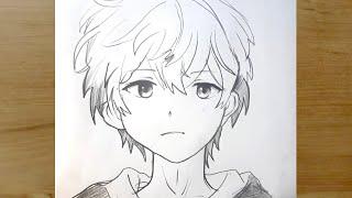 Anime Erkek Çizimi  Kolay Anime Çizimi Nasıl Yapılır  Anime Çizimleri How to Draw Anime