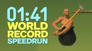 Getting Over It Finished In Under 2 Minutes Speedrun
