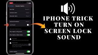 iPhone Lock Sound Effect  Screen Lock Sound In iPhone. #tipsandtricks #iphone #lockscreen