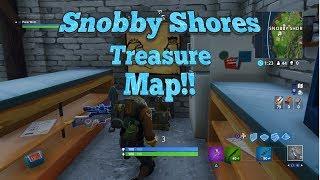 Snobby Shores Treasure Map SOLVED Fortnite