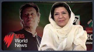 Imran Khans sister Aleema speaks about Pakistan election results  SBS News