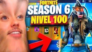 **TEMPORADA 6** SKIN NIVEL 100 TODO COMPRADO - Fortnite Pase de Batalla - TheGrefg