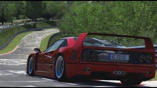 Ferrari F40 Stage 3 - Nordschleife World Record 650586 - Assetto Corsa