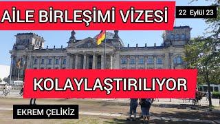 Almanya Aile Birleşim Vizesini Kolaylaştırıyor