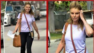 Maria Shriver unrecognisable during outing in Los Angeles