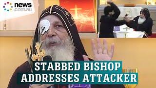 Bishop Mar Maris surprise words at first mass since stabbing attack