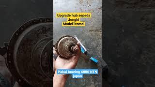 hub sepeda jadul ganti bearing - hub rem tromol